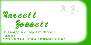 marcell zoppelt business card